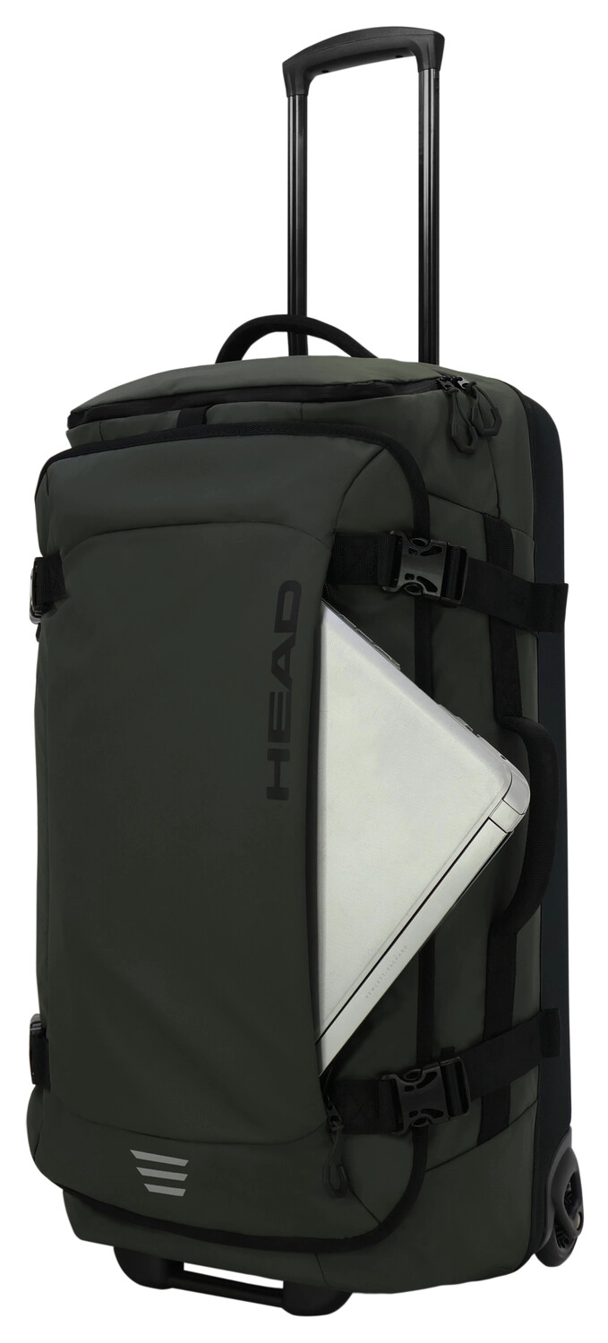 BOLSO DE VIAJE CON RUEDAS TANK L VERDE HEAD - 6