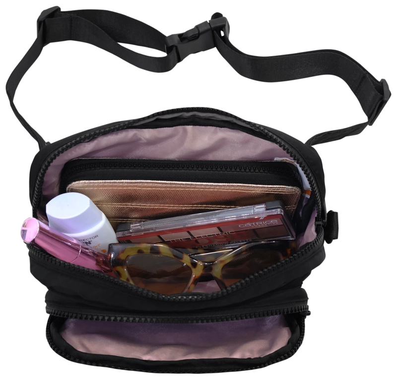BANANO BANDOLERA WISH MUJER DOBLE USO NEGRO HEAD - 4