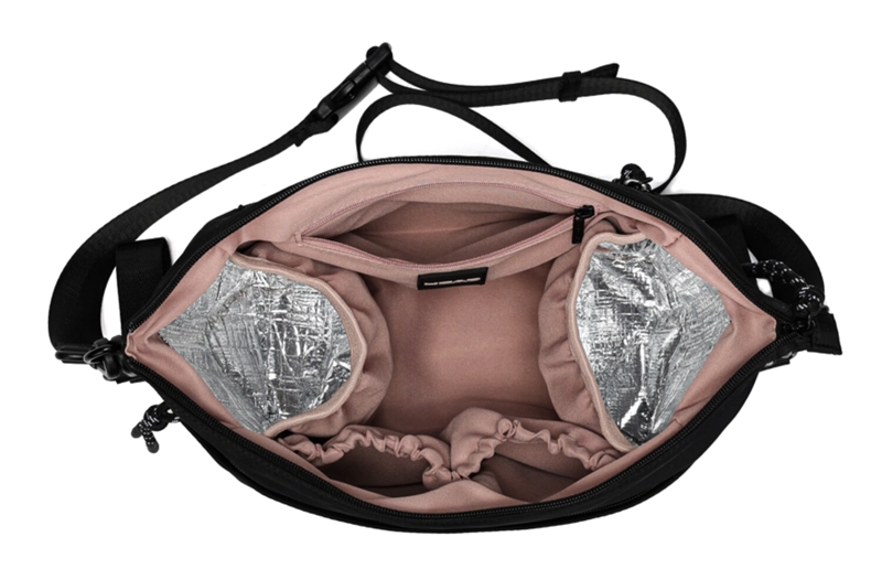 CARTERA PORTA MAMADERAS MATERNAL HARMONY NEGRO HEAD - 4