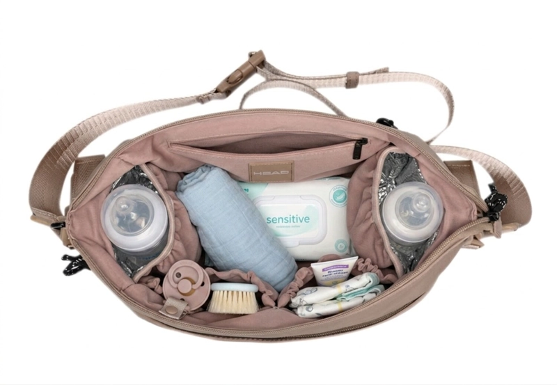 CARTERA PORTA MAMADERAS MATERNAL HARMONY BEIGE HEAD - 5