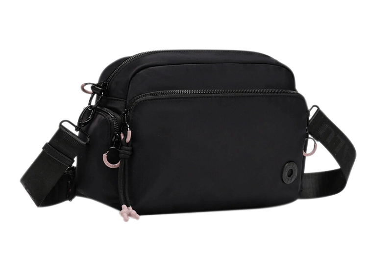 CARTERA BANDOLERA MUJER LAVANDA NEGRO CALU