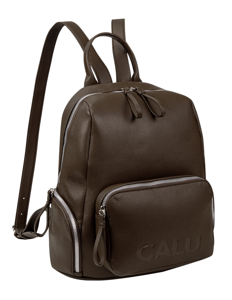 MOCHILA PORTA LAPTOP MUJER MANCINI CAFE  CALU