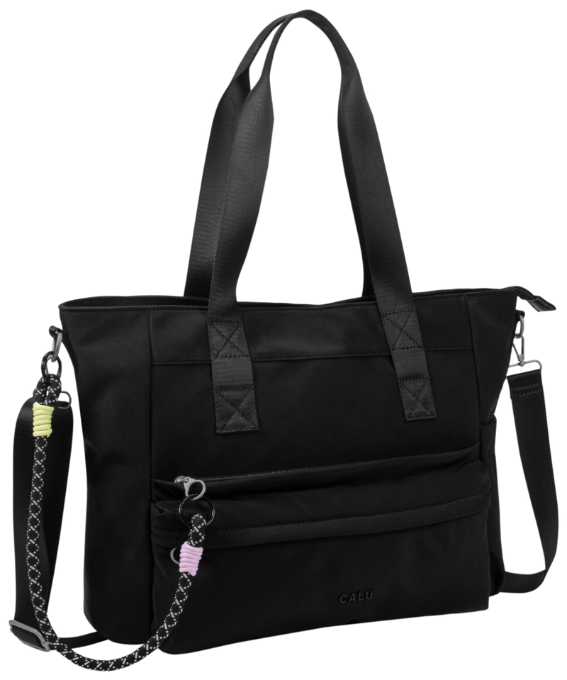 CARTERA TOTE PORTA LAPTOP 14 OLIMPIA NEGRO CALU
