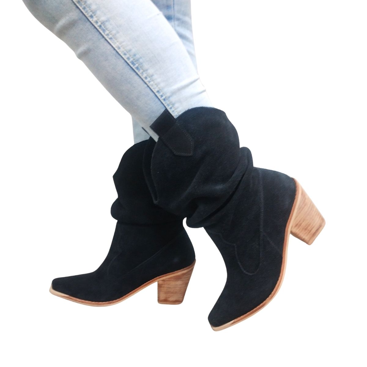 BOTA SILVANA NEGRO PAO PECADOS - 1