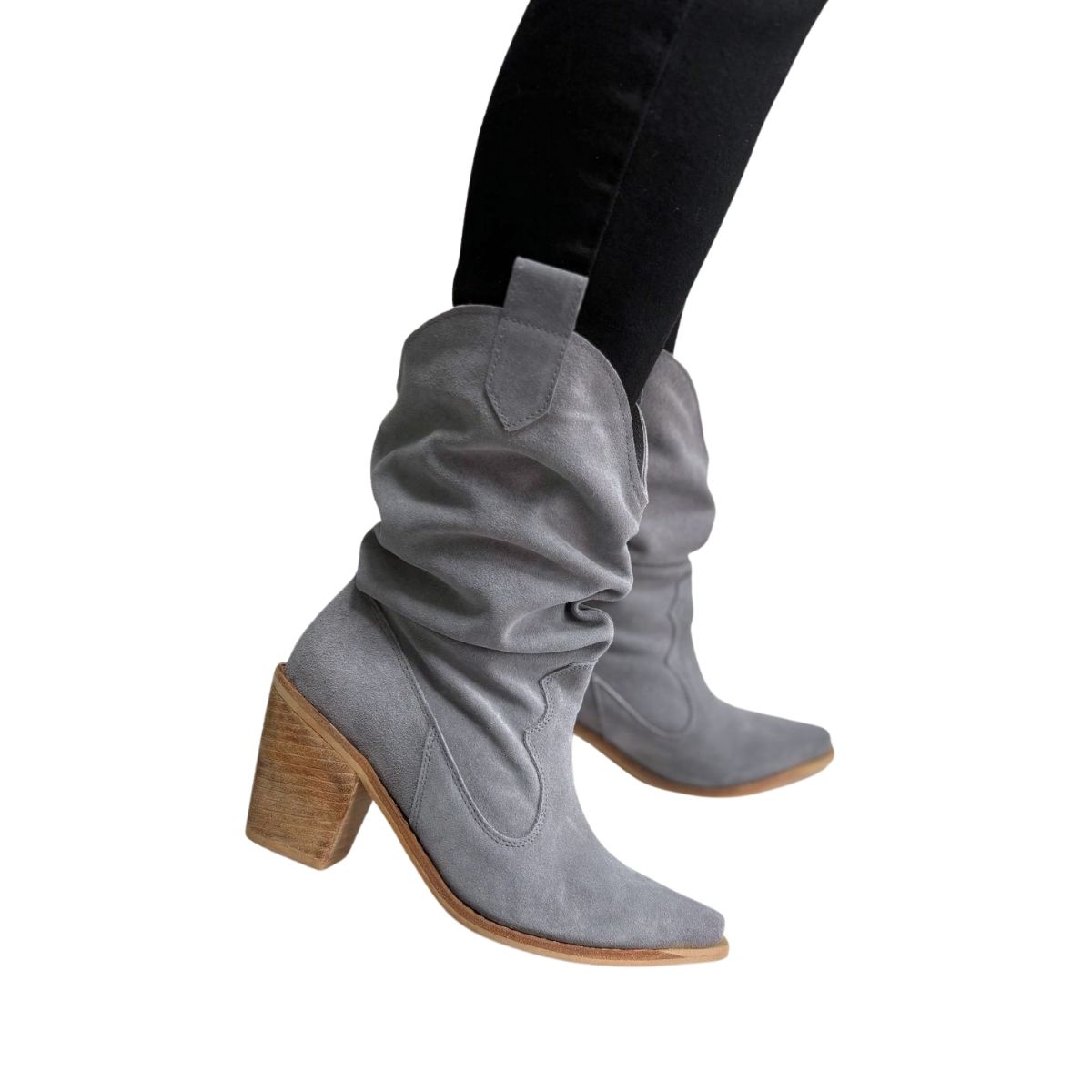 BOTA SILVANA GRIS PAO PECADOS - 1