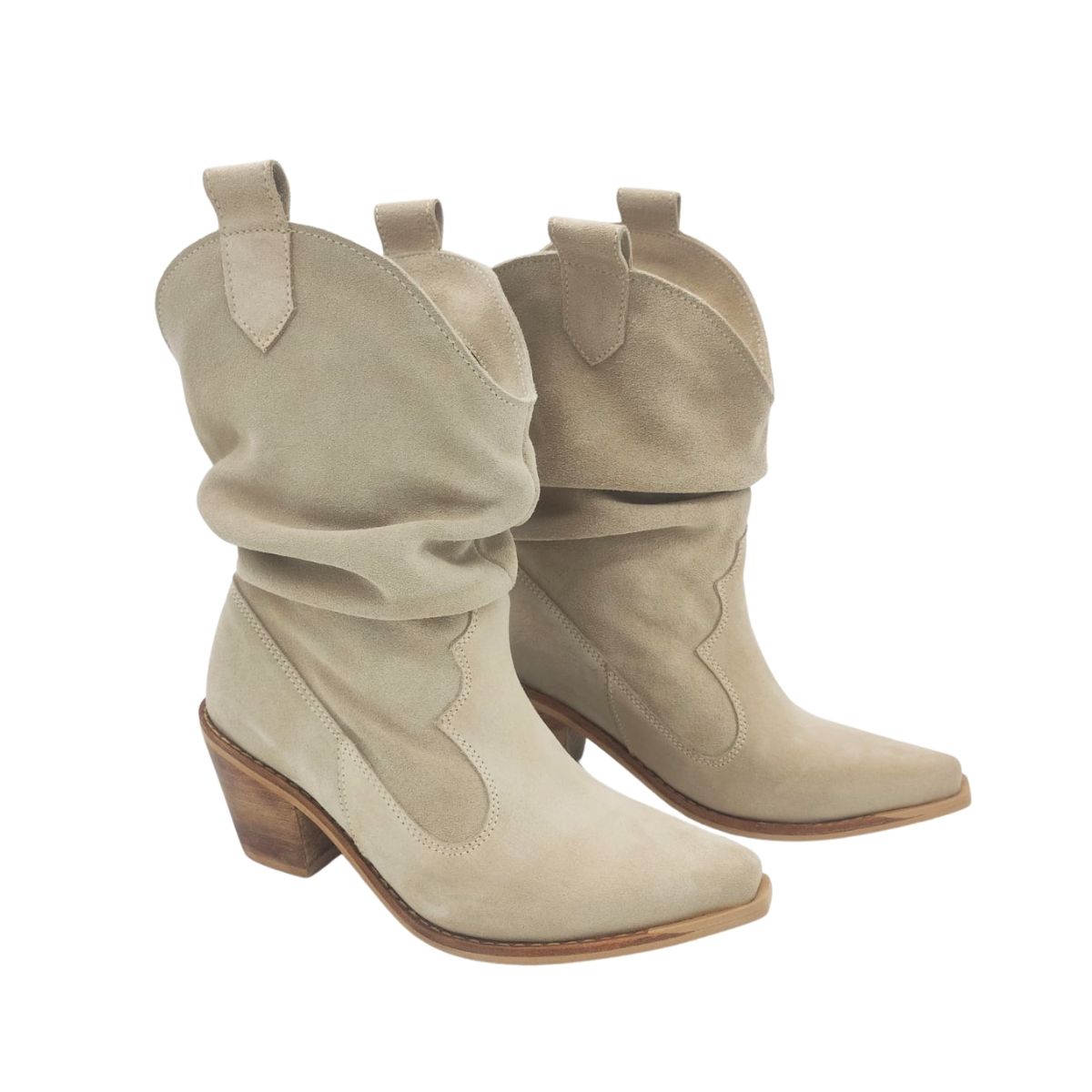 BOTA SILVANA BEIGE PAO PECADOS - 4