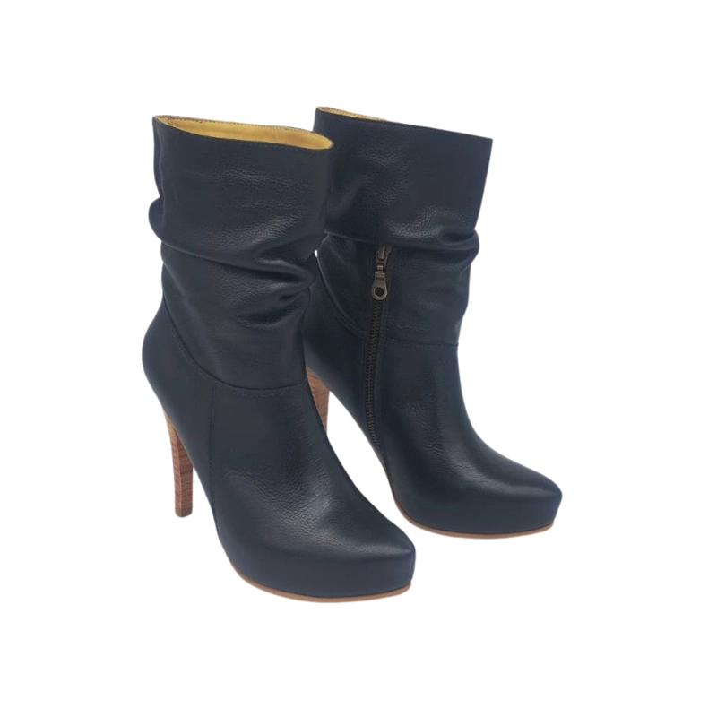 BOTA VILMA NEGRO CUERO PAO PECADOS - 4