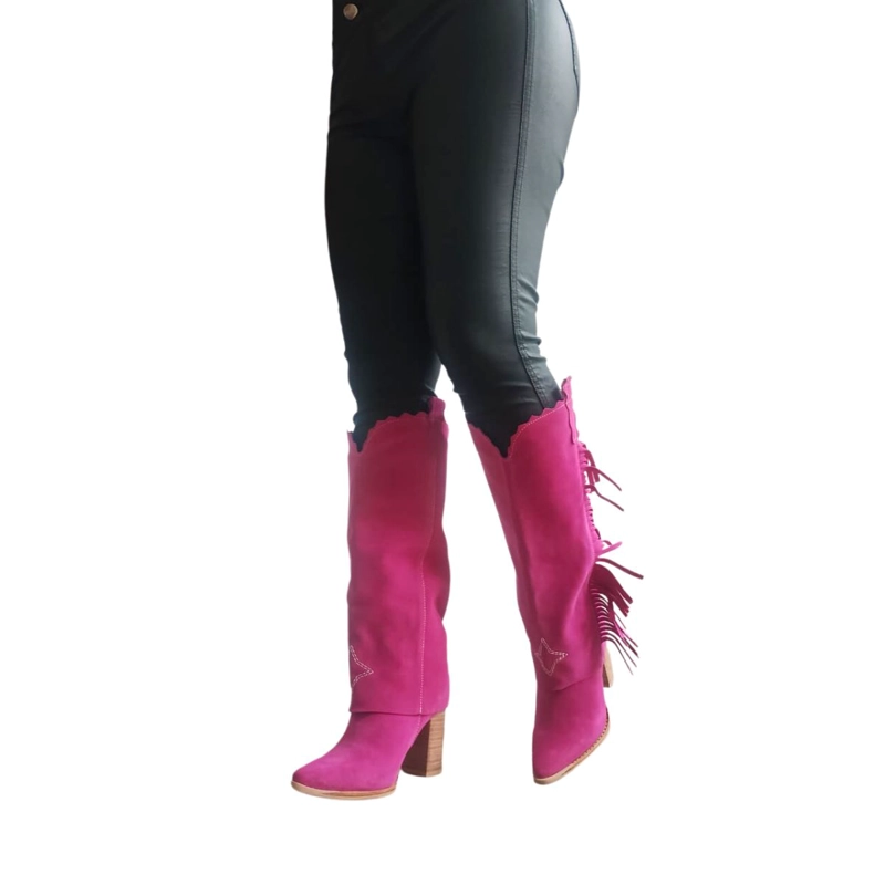 BOTA ALLYSON FUCSIA PAO PECADOS - 1