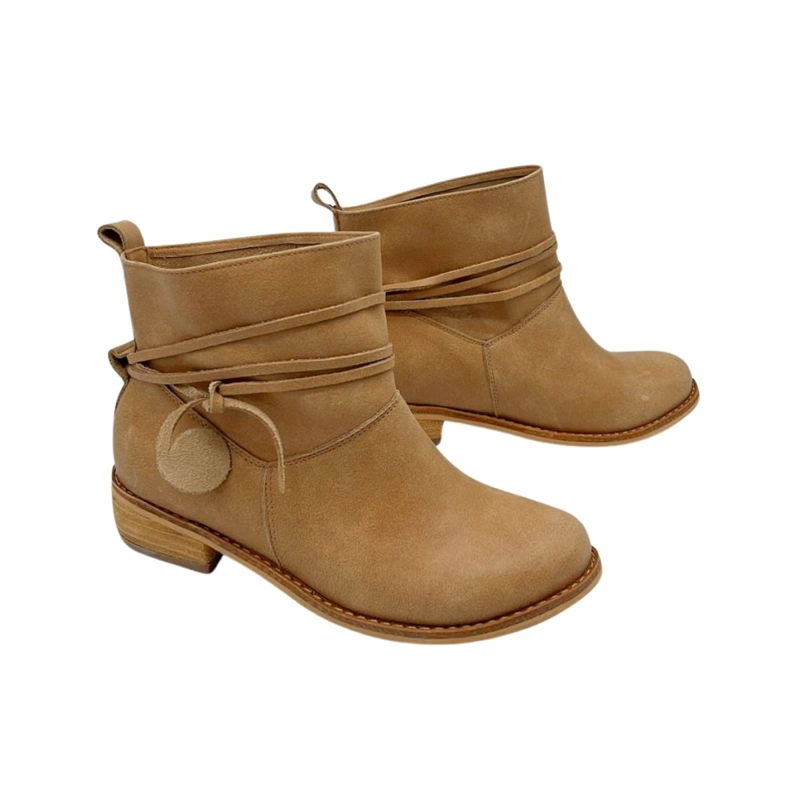BOTIN SOFIA CAMEL PAO PECADOS - 4