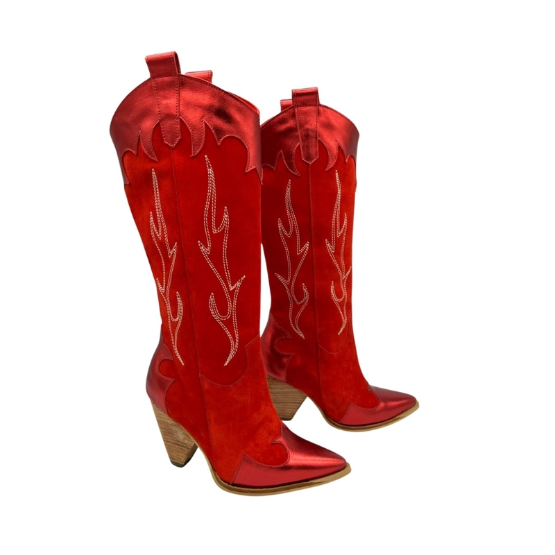BOTA PAOLA ROJO PAO PECADOS - 4