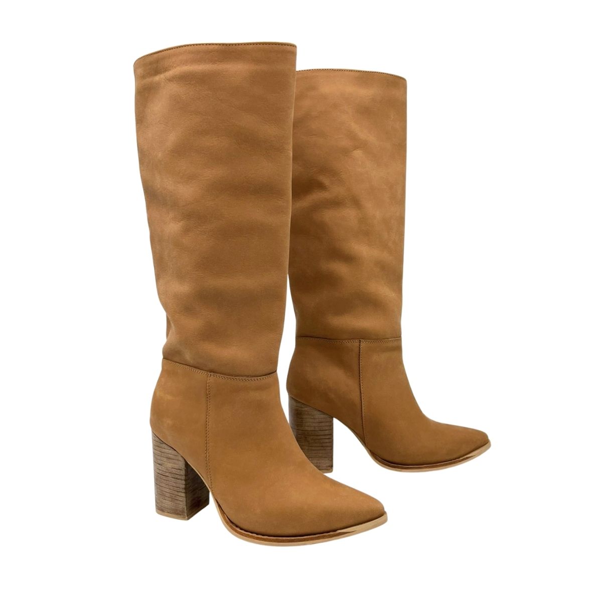 BOTA LILY ALTA CAMEL PAO PECADOS - 4