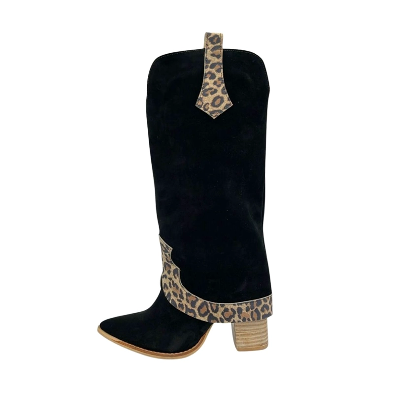 BOTA FAUSTINA NEGRO PRINT PAO PECADOS - 2