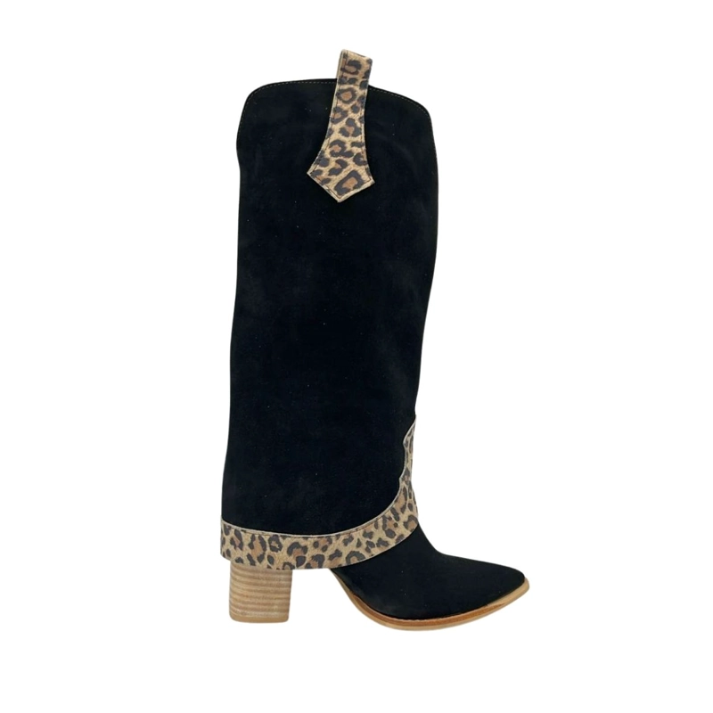 BOTA FAUSTINA NEGRO PRINT PAO PECADOS - 3