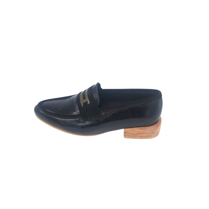 MOCASIN CELICA NEGRO CHAROL PAO PECADOS - 2
