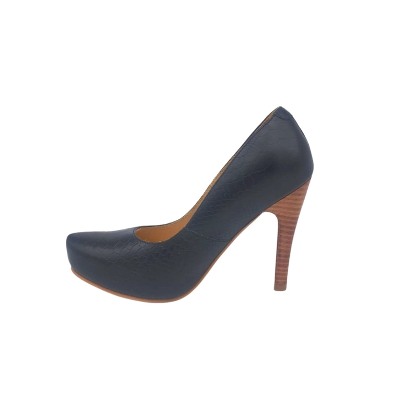 STILETTO MARIA NEGRO CROCO PAO PECADOS - 3