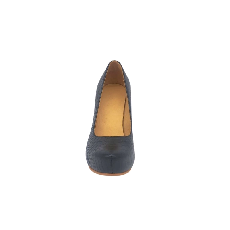 STILETTO MARIA NEGRO CROCO PAO PECADOS - 5