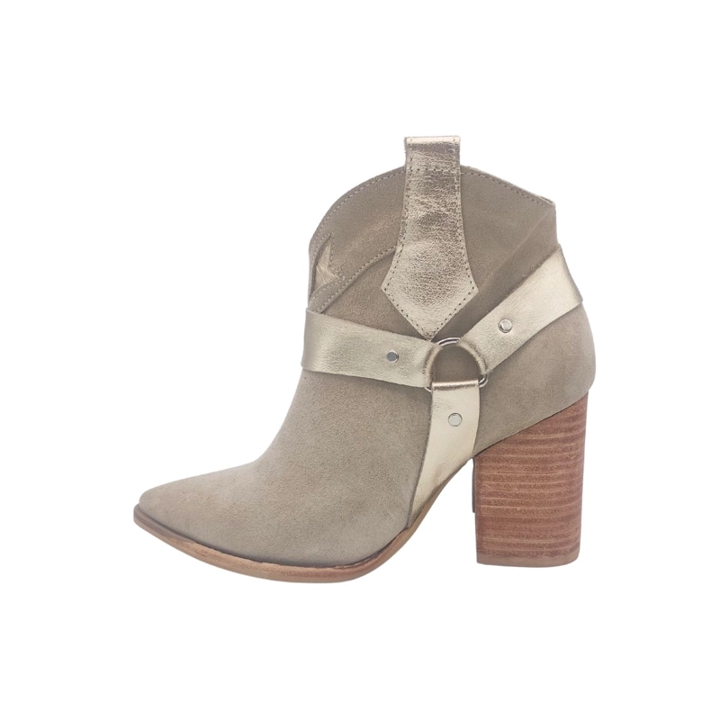 BOTIN RUFINA BEIGE ORO PAO PECADOS - 3