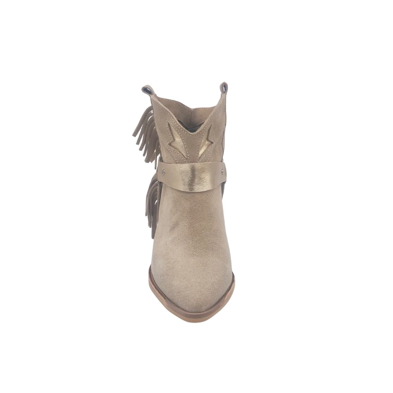 BOTIN RUFINA BEIGE ORO PAO PECADOS - 5