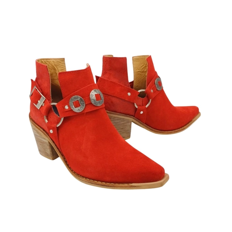 BOTIN LIZZ ROJO PAO PECADOS - 4