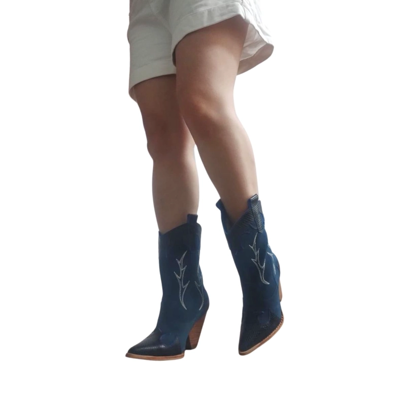 BOTA MINI PAOLA AZUL PAO PECADOS - 1