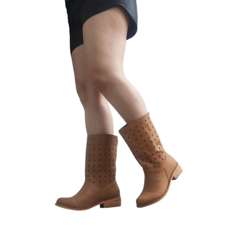 BOTA DOMINGA CAMEL CUERO PAO PECADOS - 1