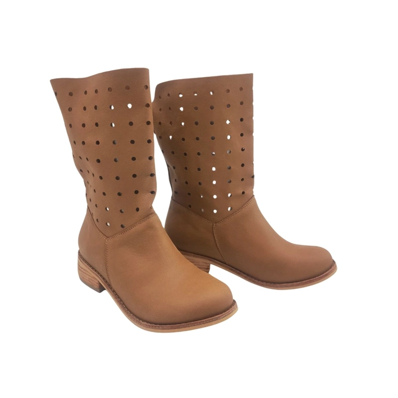 BOTA DOMINGA CAMEL CUERO PAO PECADOS - 4