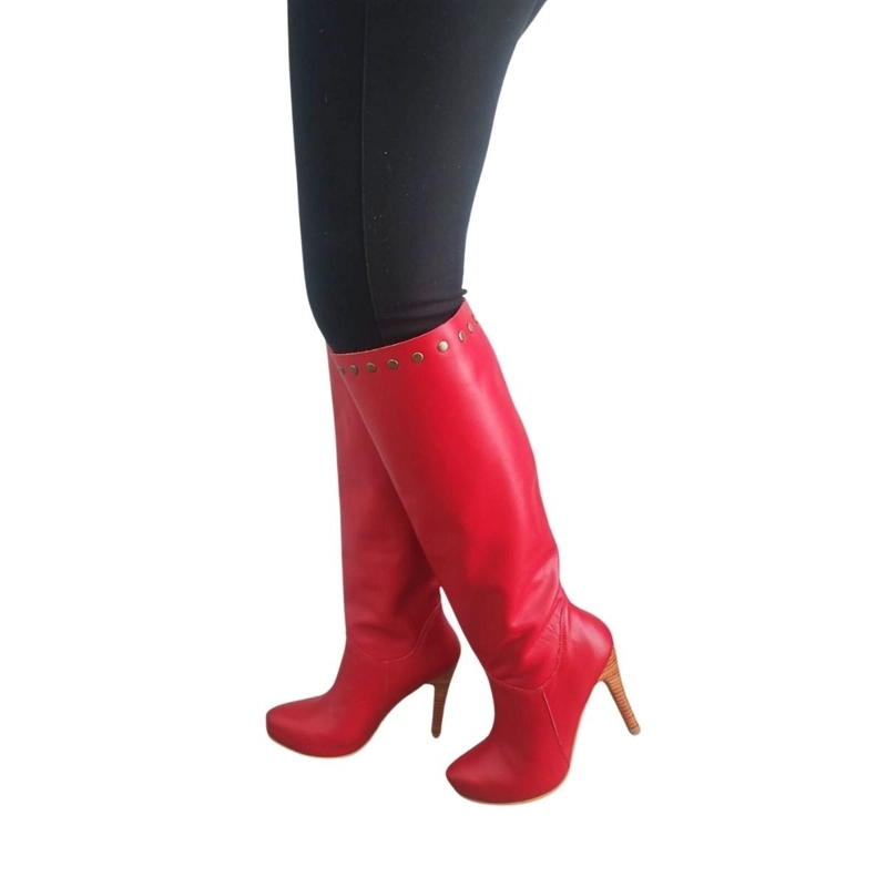 BOTA ANGE TACHAS ROJO PAO PECADOS 38