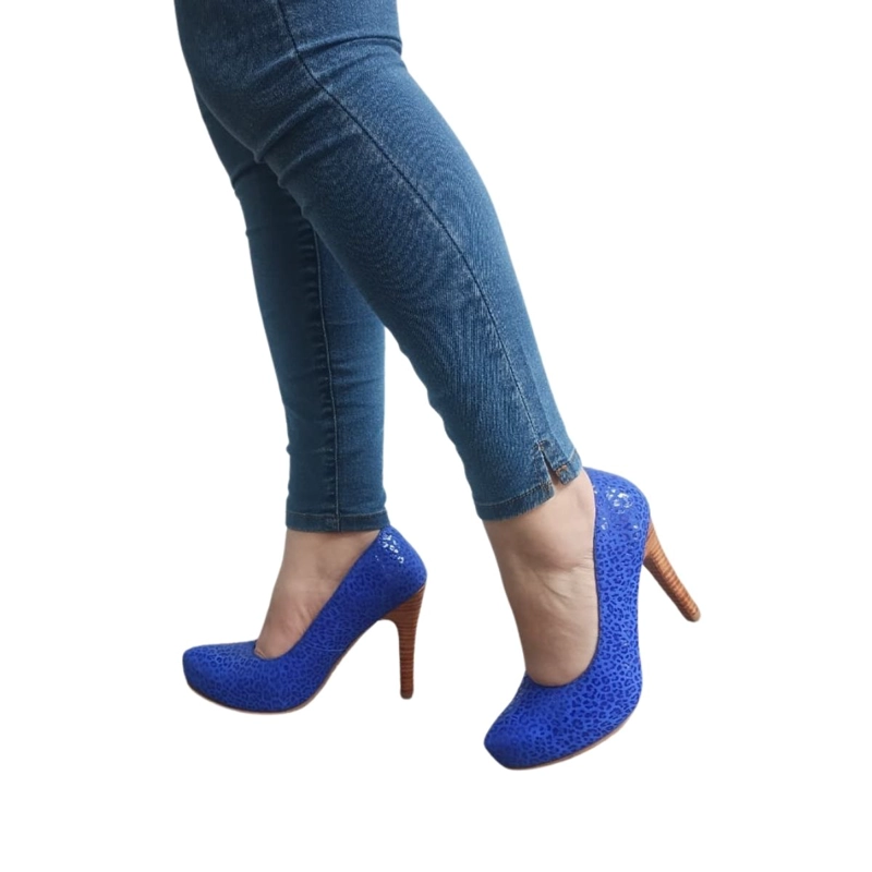 STILETTO MARIA AZUL FOLIA PAO PECADOS - 1