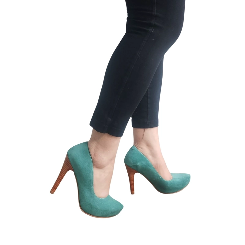 STILETTO MARIA VERDE AGUA PAO PECADOS - 1