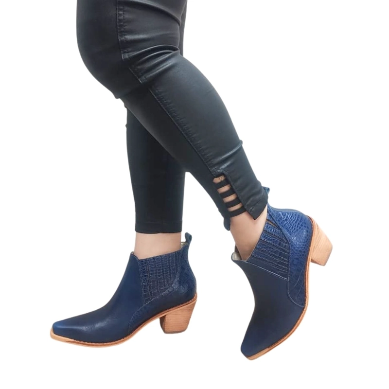 BOTIN MICHELLE AZUL MARINO PAO PECADOS - 1