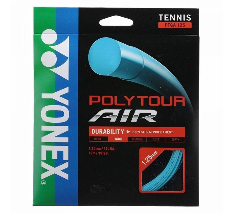 CUERDA DE TENIS YONEX POLY TOUR AIR 16L/1.25MM SKY BLUE 12 M - 1