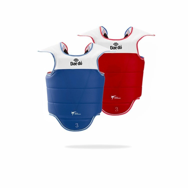 PECHERA TAEKWONDO DAEDO WT OFICIAL REVERSIBLE ROJO/AZUL - 1