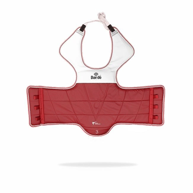 PECHERA TAEKWONDO DAEDO WT OFICIAL REVERSIBLE ROJO/AZUL - 2
