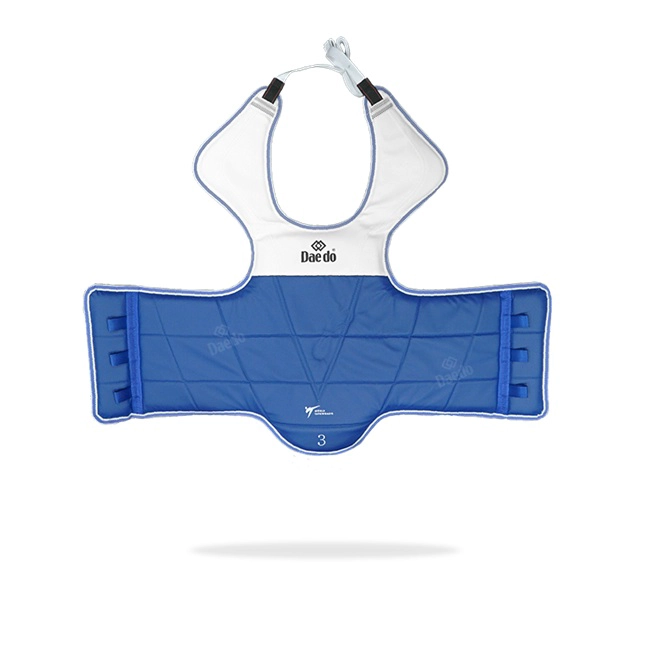 PECHERA TAEKWONDO DAEDO WT OFICIAL REVERSIBLE ROJO/AZUL - 3