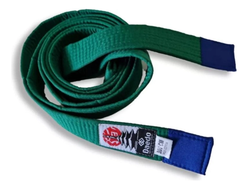 CINTURON DAEDO VERDE PUNTA AZUL 245 CMS. - 1