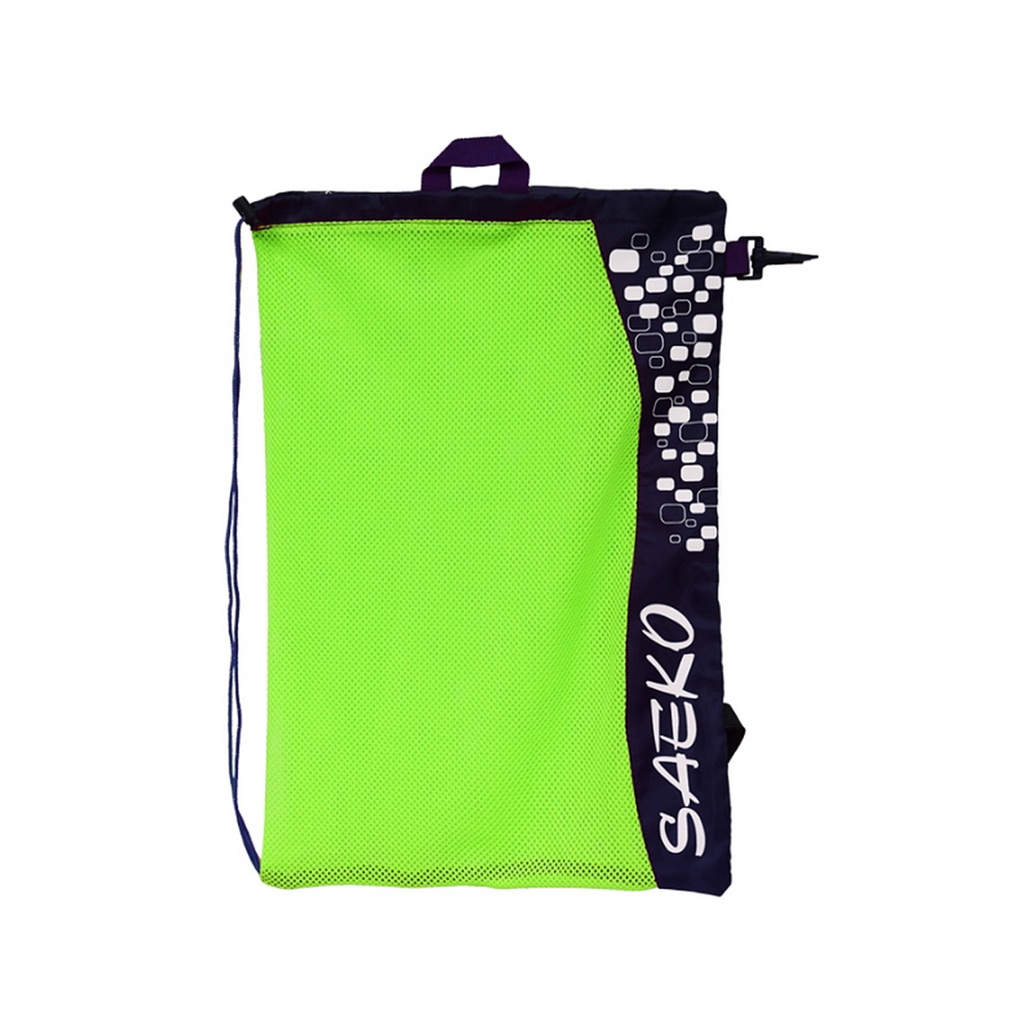 BOLSO MALLA NATACION MB02 VERDE SAEKO - 1