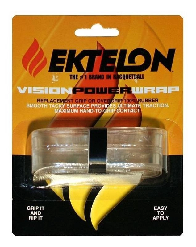 GRIP RACQUETBALL EKTELON VISION POWERWRAP TRANSPARENTE - 1