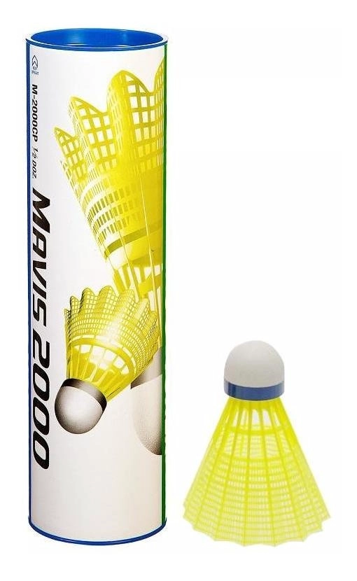 PLUMILLA BADMINTON YONEX MAVIS 2000 MEDIUM AMARILLA - 1