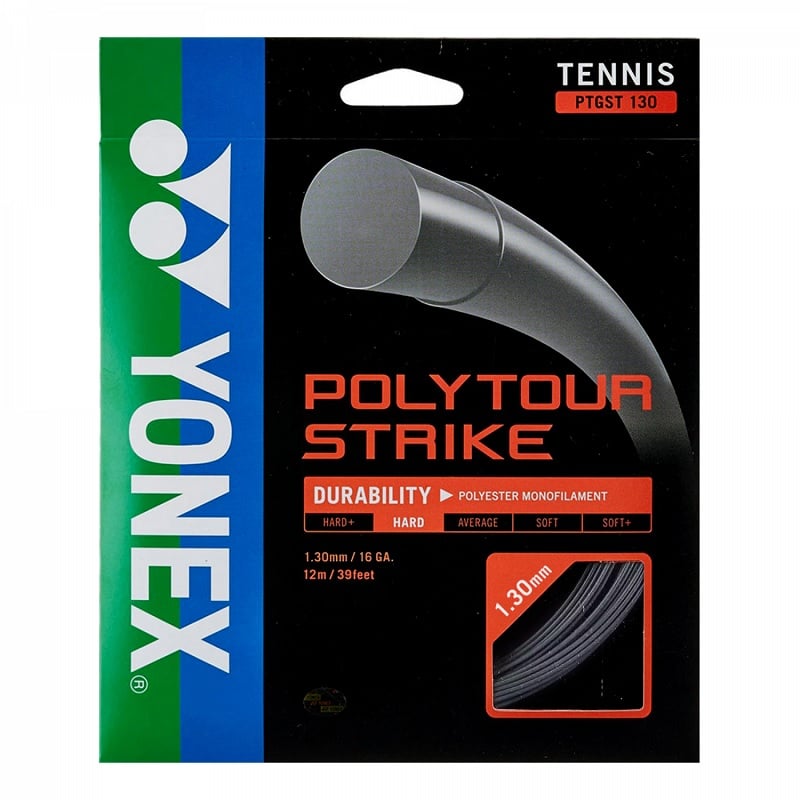 CUERDA TENIS YONEX POLY TOUR STRIKE 16L/1.3MM SILVER 12 MTS. - 1