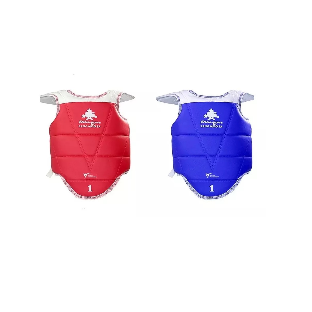 PECHERA TAEKWONDO PINE TREE WT REVERSIBLE ROJOAZUL - 1