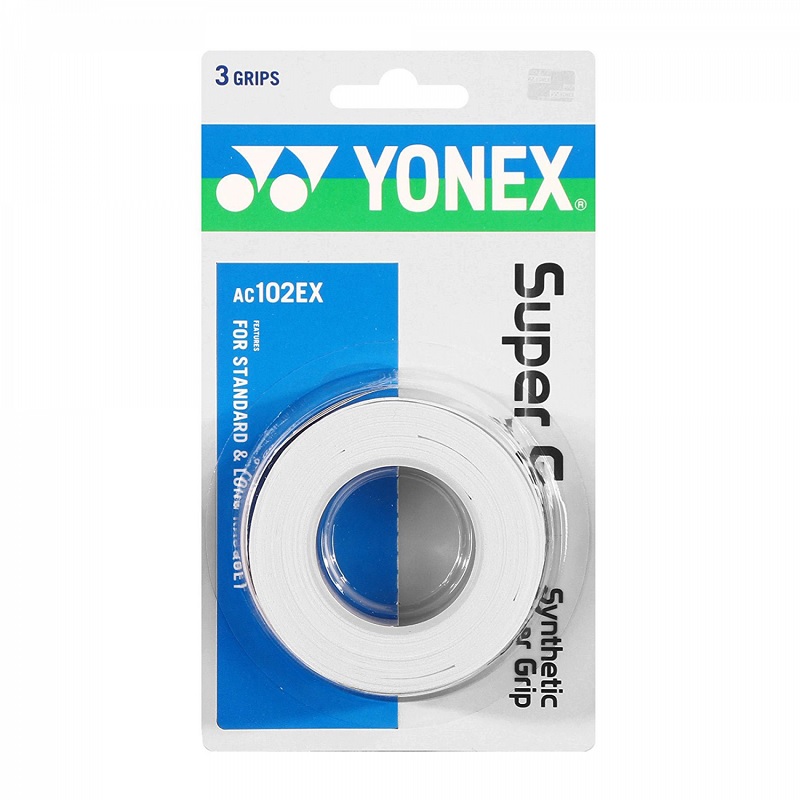 OVERGRIP TENIS YONEX POLIURETANO SUPER GRAP BLANCO X3 - 1