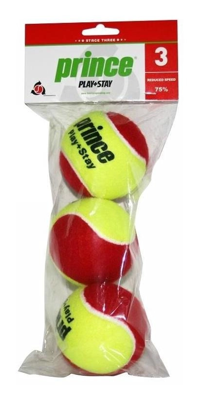 PELOTA DE TENIS PRINCE PLAY & STAGE 3 X3 - 1