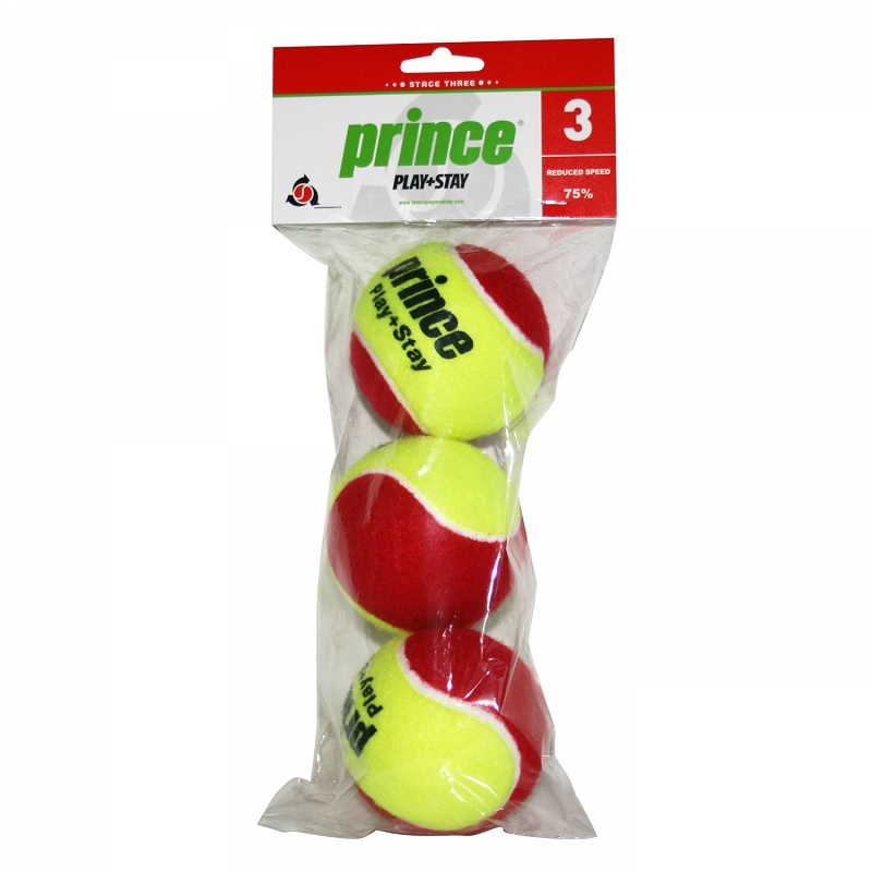 PELOTA DE TENIS PRINCE PLAY & STAGE 3 X3 - 1