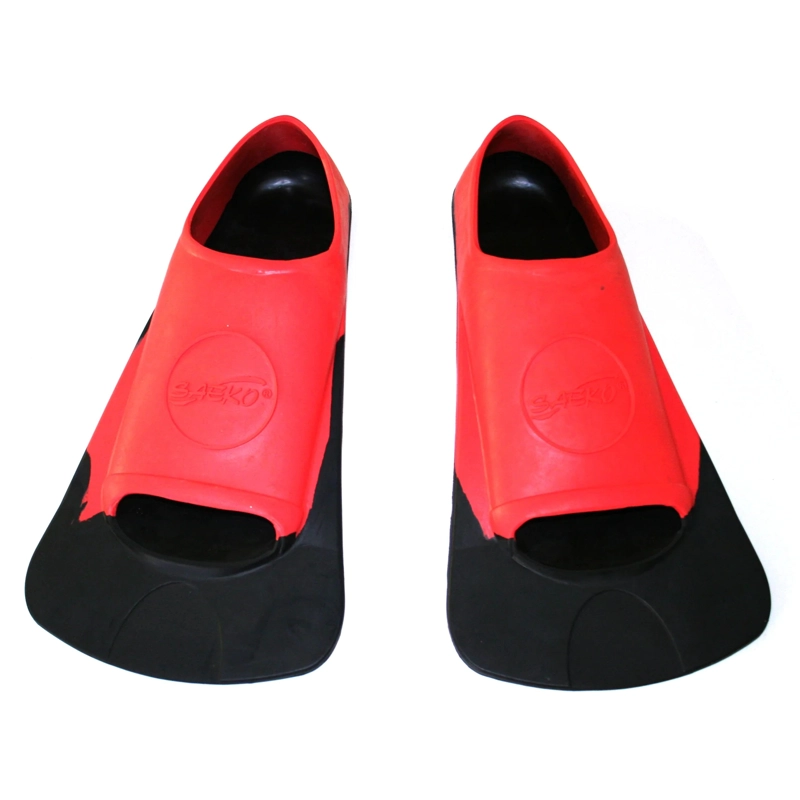ALETAS DE NATACION SAEKO SWIMFINS ROJO/NEGRO - 2