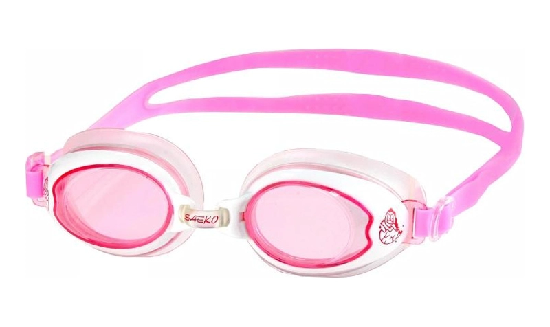 LENTES NATACION SAEKO S15 DINOSAURIO ROSADO - 1