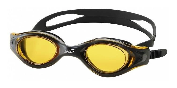 LENTES NATACION SAEKO S43 LEADER AMBER - 1