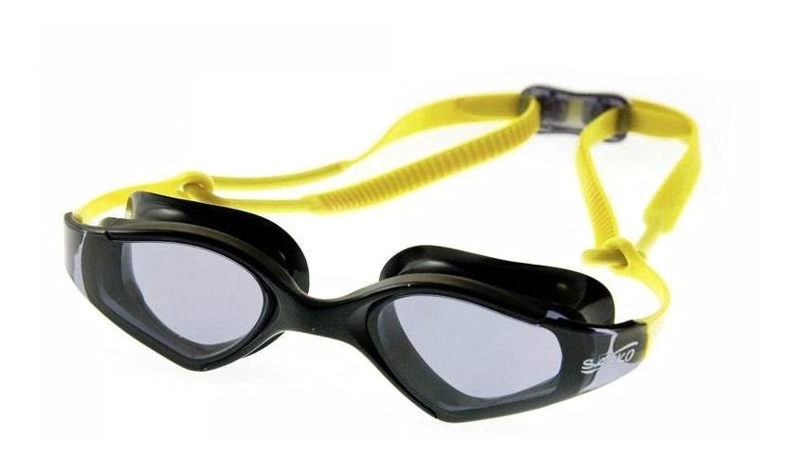 LENTES NATACION SAEKO S53 BLADE NEGRO/AMARILLO - 1