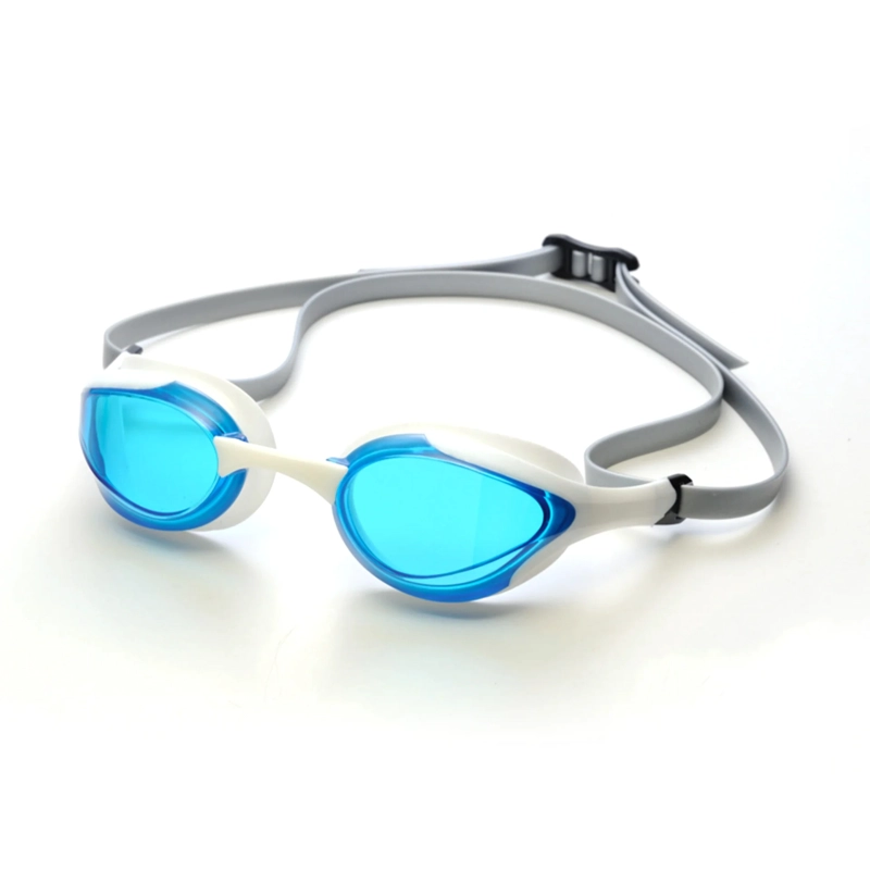 LENTES NATACION SAEKO S58 JET BLANCO/AZUL - 1