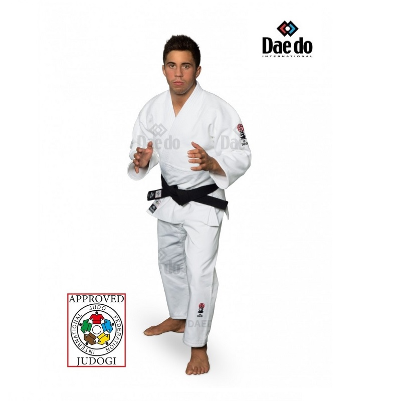 JUDOGI ARTES MARCIALES DAEDO ALGODÓN BLANCO IJF PROFESIONAL 750 GRMS. - 1