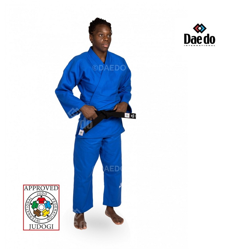 JUDOGI ARTES MARCIALES DAEDO ALGODÓN AZUL IJF PROFESIONAL 750 GRMS. - 1